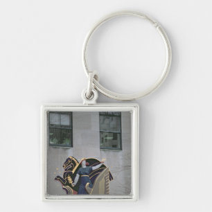 Allegorical scene keychain