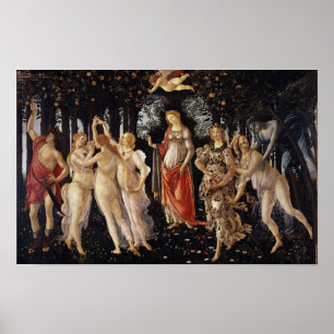 Allégorie du Printemps de Botticelli Impression