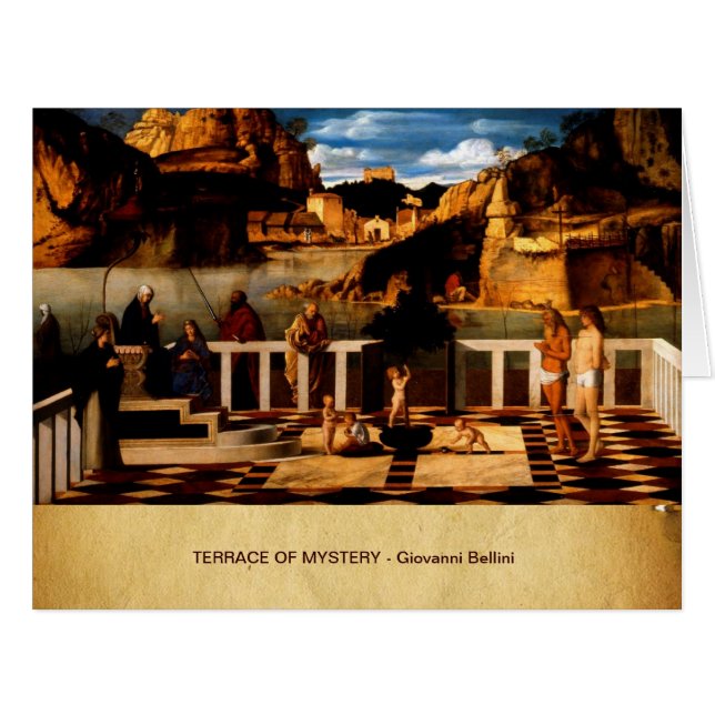 ALLÉGORIE SACRÉE - TERRASSE DE MYSTÈRE (Devant horizontal)