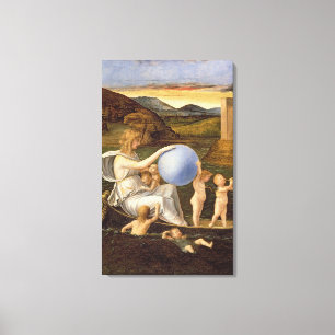 Allegory of Changing Fortune, or Melancholy (oil o Canvas Print