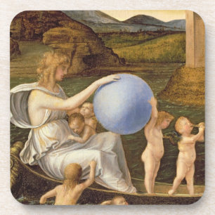 Allegory of Changing Fortune, or Melancholy (oil o Coaster