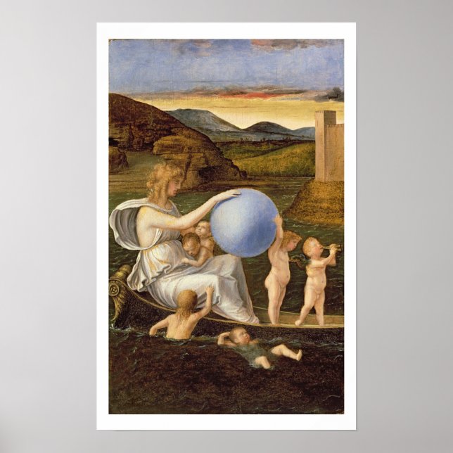 Allegory of Changing Fortune, or Melancholy (oil o Poster (Front)