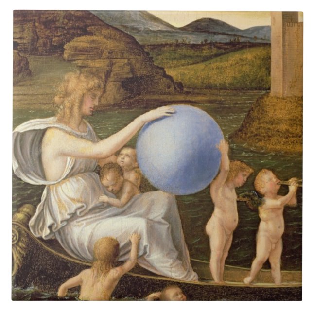 Allegory of Changing Fortune, or Melancholy (oil o Tile (Front)