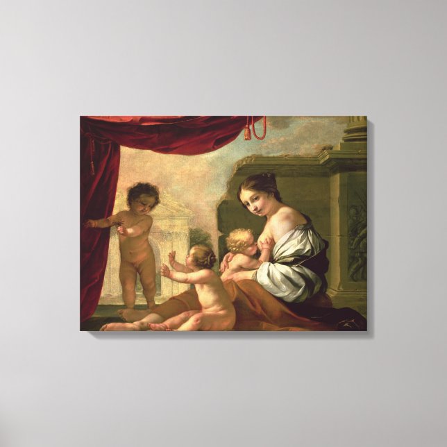 Allegory of Charity Canvas Print (Front)