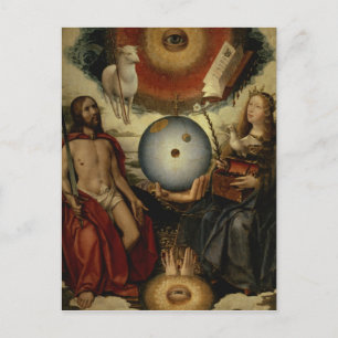 Allegory of Christianity Postcard