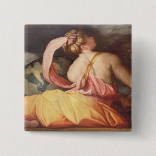 Allegory of Geography 2 Inch Square Button