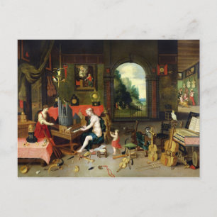 Allegory of Hearing Postcard