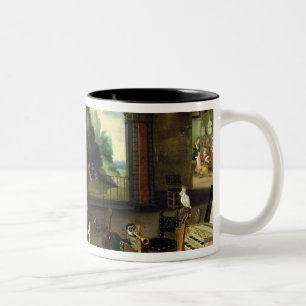 Allegory of Hearing Two-Tone Coffee Mug