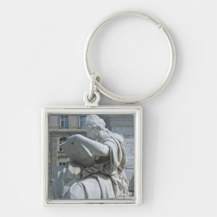 Allegory of History of Schiller Monument in Berlin Keychain