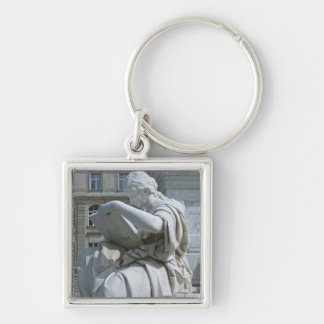 Allegory of History of Schiller Monument in Berlin Keychain