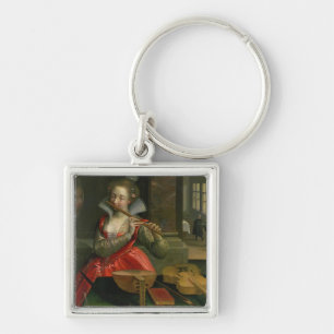 Allegory of Music , c.1600 Keychain