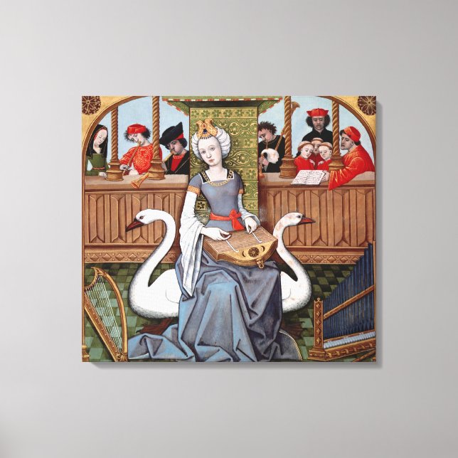Allegory of Music Canvas Print (Front)