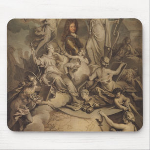 Allegory of Philippe II  Duke of Orleans, 1718 Mouse Pad
