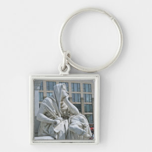 Allegory of Philosophy of Schiller Monument in Ber Keychain