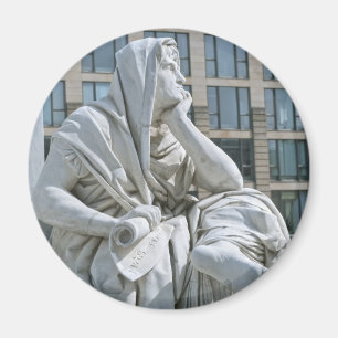 Allegory of Philosophy of Schiller Monument in Ber Magnet