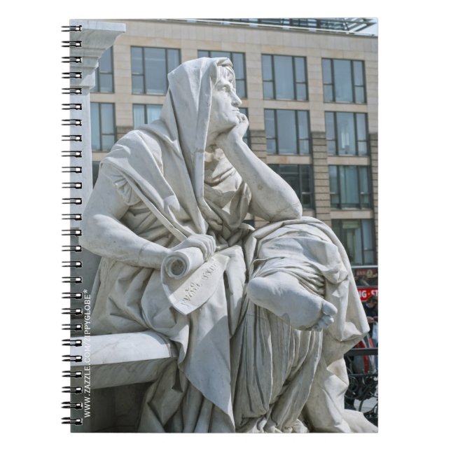 Allegory of Philosophy of Schiller Monument in Ber Notebook (Front)