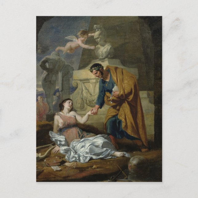 Allegory of the Arts and Patronage Postcard (Front)