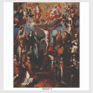 Allegory of the Crucifixion with Jesuit Saints 