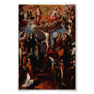 Allegory of the Crucifixion with Jesuit Saints  Photo Print