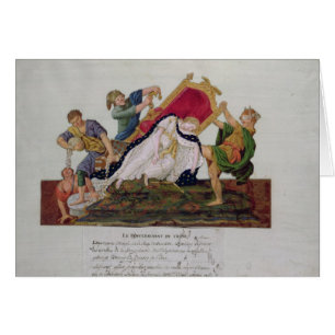 Allegory of the overturning of the throne