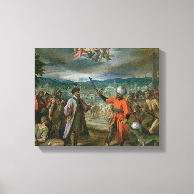 Allegory of the Turkish Wars Canvas Print (Front)