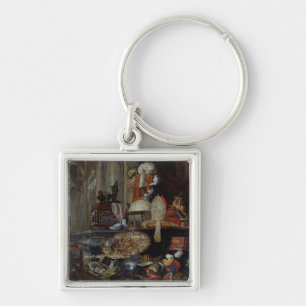 Allegory of the Vanities of the World, 1663 Keychain