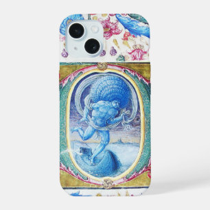 ALLEGORY OF WIND ANTIQUE FLORAL MINIATURE MONOGRAM iPhone 15 CASE