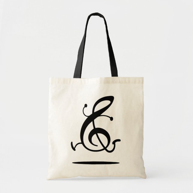 Allegro Clef Tote Bag (Front)