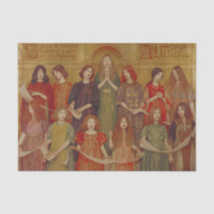 Alleluia (by Thomas Cooper Gotch) Tissue Paper