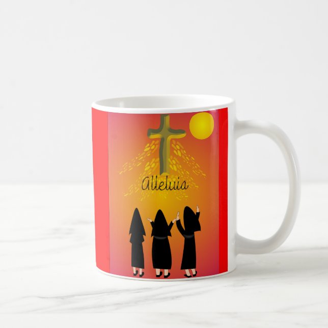 "Alleluia" Catholic Religious Gifts Coffee Mug (Right)