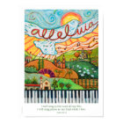 Alleluia poster musical pour classe ou choeur