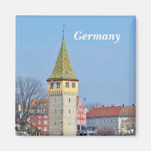 Allemagne - Ancien phare à Lindau Magnet