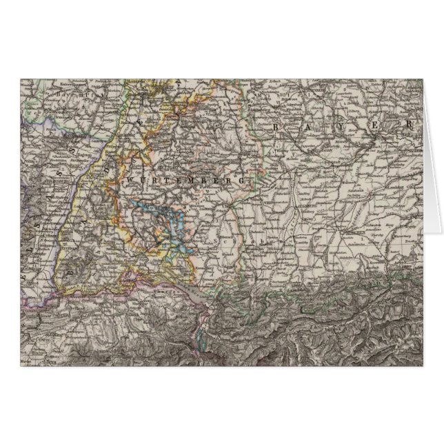 Allemagne du Sud-Ouest et Suisse (Devant horizontal)