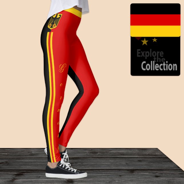 Allemagne leggings de mode, drapeau allemand /spor (Créateur téléchargé)