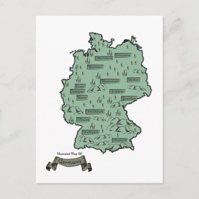 Allemagne Vintage Carte illustrée (Devant)