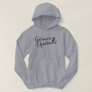 Allemand Américain Entwinted Hearts Sweat - shirt 