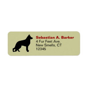 Allemand Berger Chien GSD Silhouette Adresse de re
