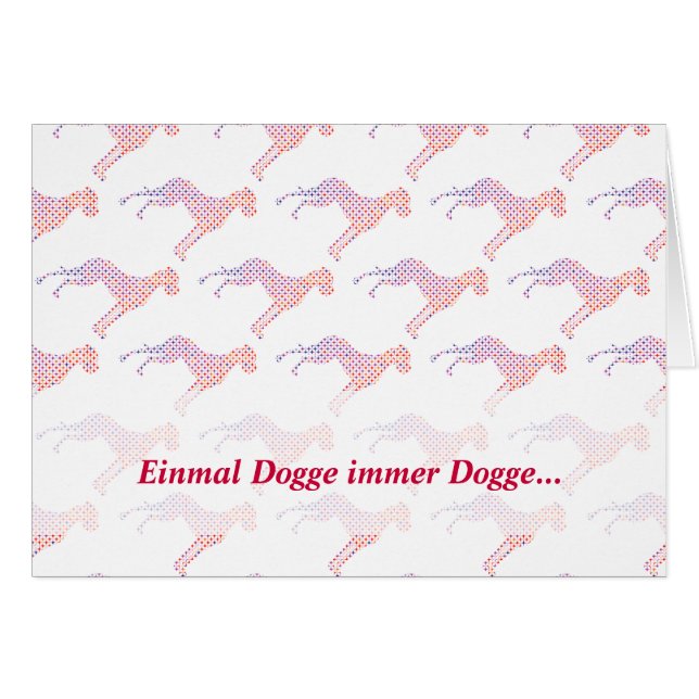 Allemand : Chien (Devant Horizontal)