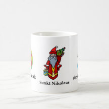 Allemand de tasse de Noël