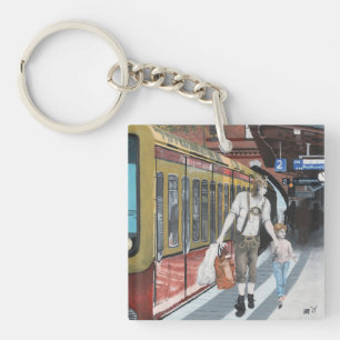 Allemand Elf Family Shopping Imaginaire Art Porte 