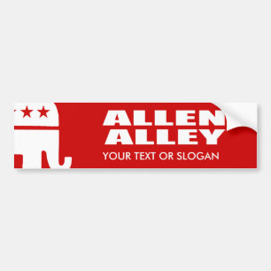ALLEN ALLEY FOR GOVERNOR BUMPER STICKER