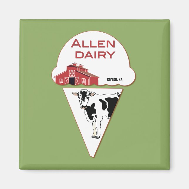 allen dairy magnet (Front)