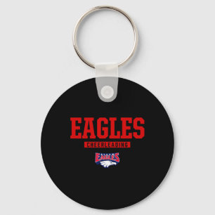 Allen Eagles Logo Cheerleading Hs Keychain