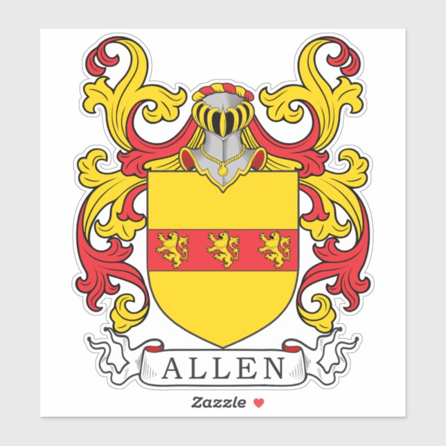 Allen Family Crest (Sheet)