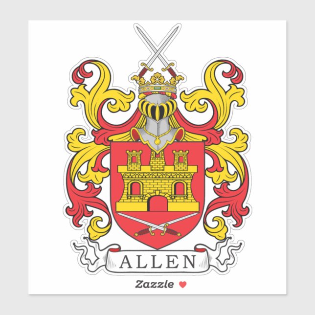 Allen Family Crest (Sheet)