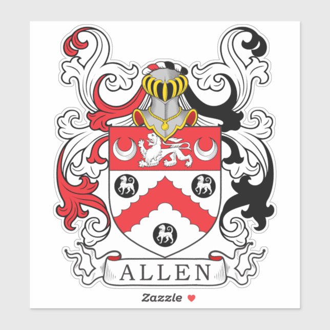 Allen Family Crest (Sheet)