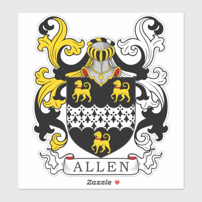 Allen Family Crest (Sheet)