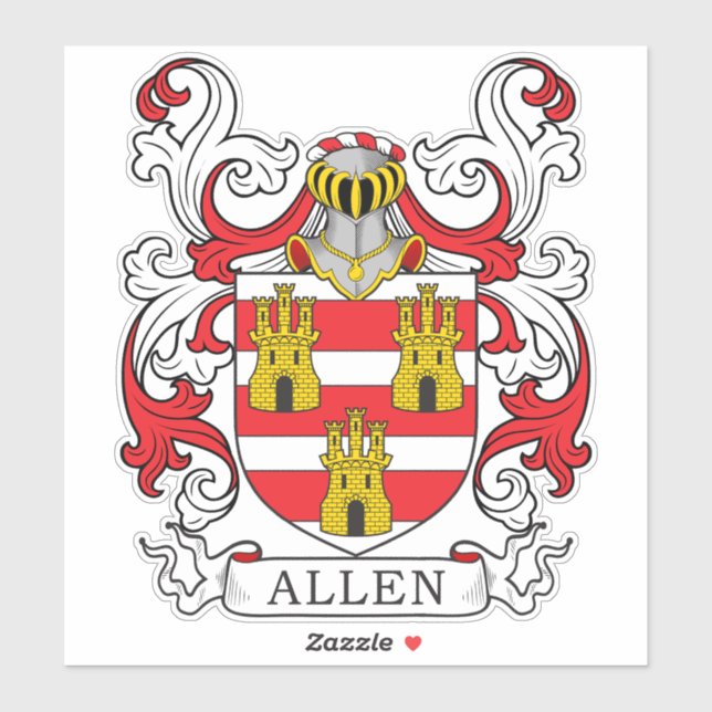 Allen Family Crest (Sheet)