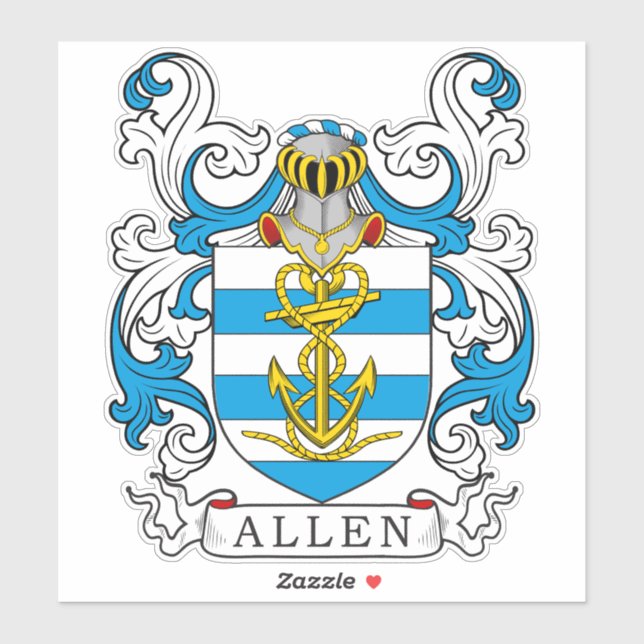 Allen Family Crest (Sheet)