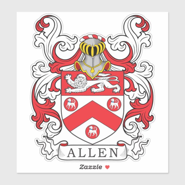 Allen Family Crest (Sheet)